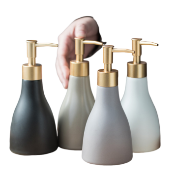 Luxury Multicolor Conical Ceramic Soap Dispenser