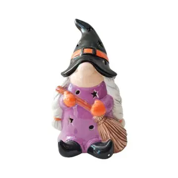 Halloween Witch - Hat Gnome Dolomite Figurine