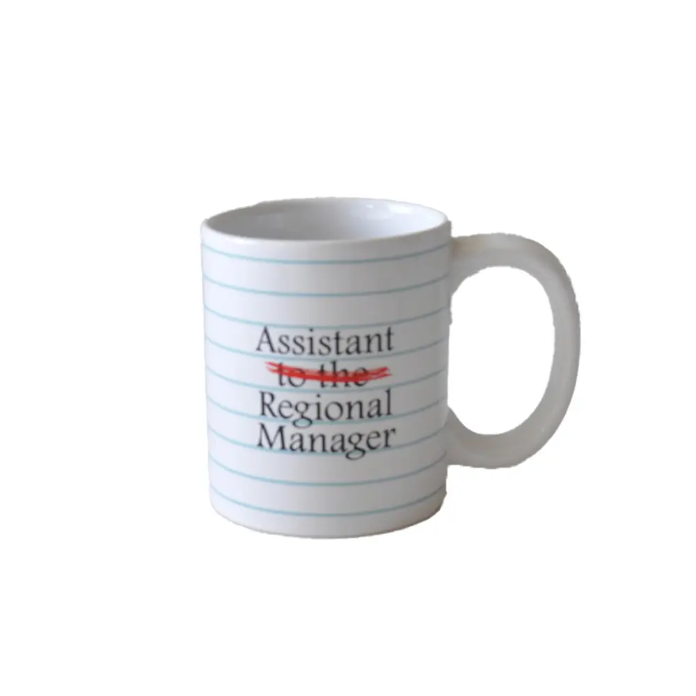 "The Office" Inspired "Assistant to the Regional Manager" Lined Paper Ceramic Mug