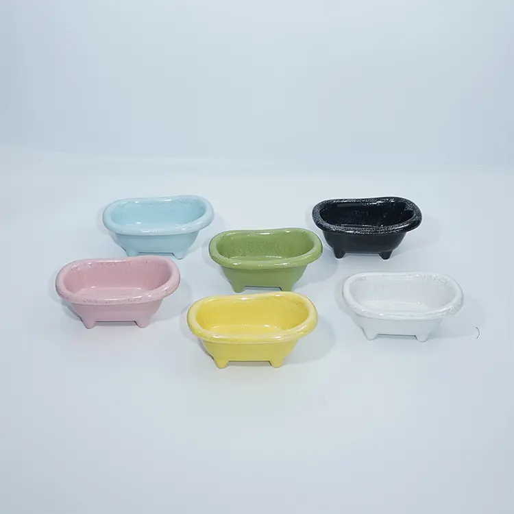 China Factory Custom Ceramic Claefoot Bathtub Multi Functional Storage Container