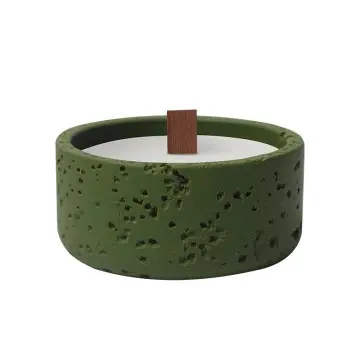 Multicolor Speckled Texture Cement Aromatherapy Candle Cup