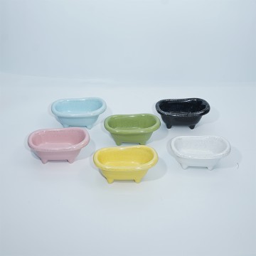 China Factory Custom Ceramic Claefoot Bathtub Multi Functional Storage Container
