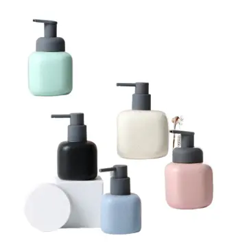 Matte Textured Macaron Ceramic Soap Dispenser