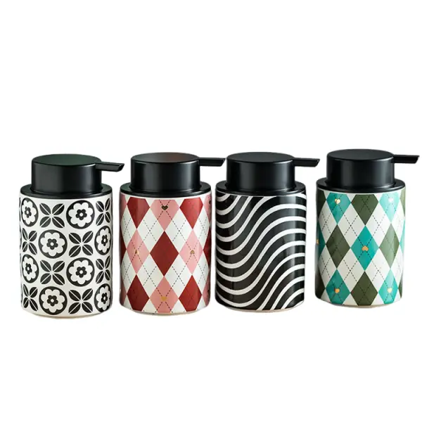 Vintage Pattern Series Ceramic Soap Dispenser