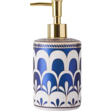 Artistic Pattern Ceramic Soap Dispenser