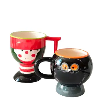 Christmas Elf - Shaped Ceramic Mug Set