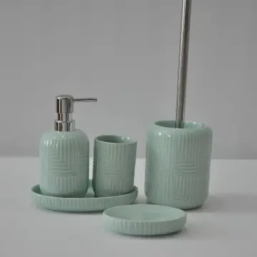 Ceramic Accessories Creative Matte Hotel Home Ceramic Bathroom Quality Bathroom Accessory