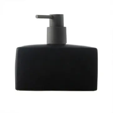 Matte Square Ceramic Soap Dispenser