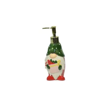 Santa Claus-Shaped Ceramic Lotion Bottle