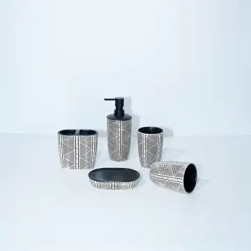 Factory Direct Wholesale Bathroom Accessories Set Cheap 5 Pcs Bathroom Sink Set