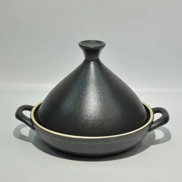 Ceramic Tagine Pot – Oven & Stovetop Safe Healthy Slow - Cook Design for Restaurants & Home