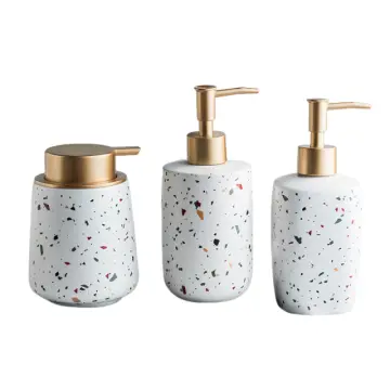 Luxury Colorful Terrazzo Ceramic Soap Dispenser