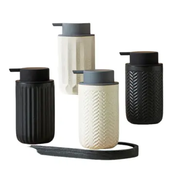 Texture Series Matte Ceramic Soap Dispenser