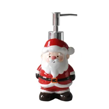 Christmas Cute Santa Claus Ceramic Lotion Dispenser