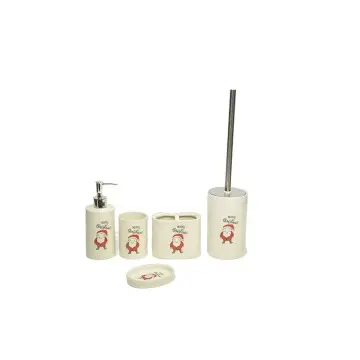 Pure White Harvest Ceramic Bathroom Set